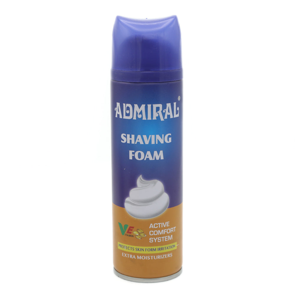 ADMIRAL SHAVING FOAM (ACTIVE COMFORT SYSTEM) 250ml, Beauty & Personal Care, After Shaves, P&G, Chase Value