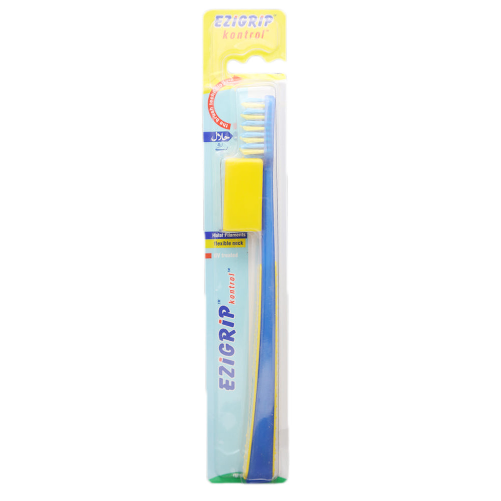 Ezigrip Kontrol Tooth Brush - Royal-Blue, Beauty & Personal Care, Oral Care, Chase Value, Chase Value
