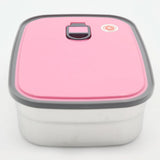 Stainless Steel Lunch Box 6902 - Pink, Kids, Tiffin Boxes And Bottles, Chase Value, Chase Value