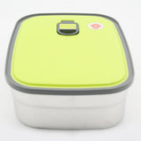 Stainless Steel Lunch Box 6902 - Green, Kids, Tiffin Boxes And Bottles, Chase Value, Chase Value