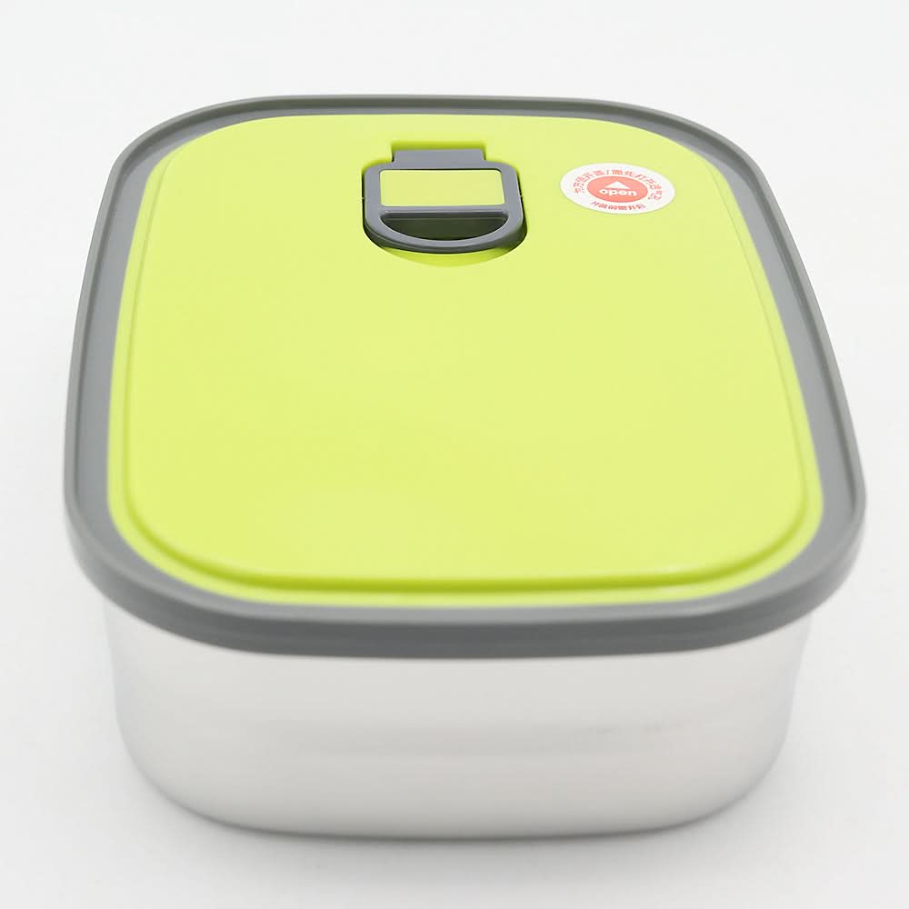 Stainless Steel Lunch Box 6901 - Green, Kids, Tiffin Boxes And Bottles, Chase Value, Chase Value