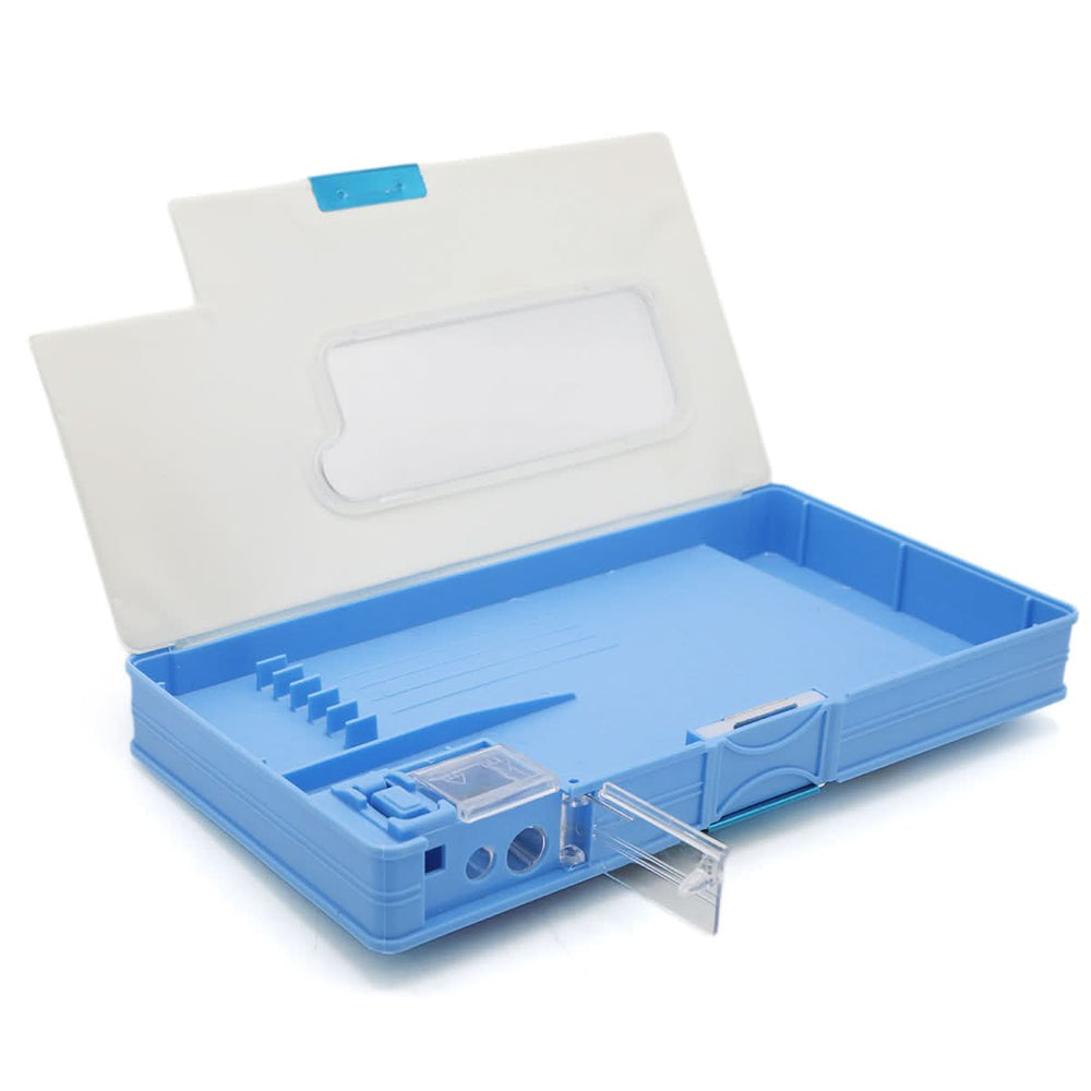 Pencil Box A - Light-Blue, Kids, Pencil Boxes And Stationery Sets, Chase Value, Chase Value