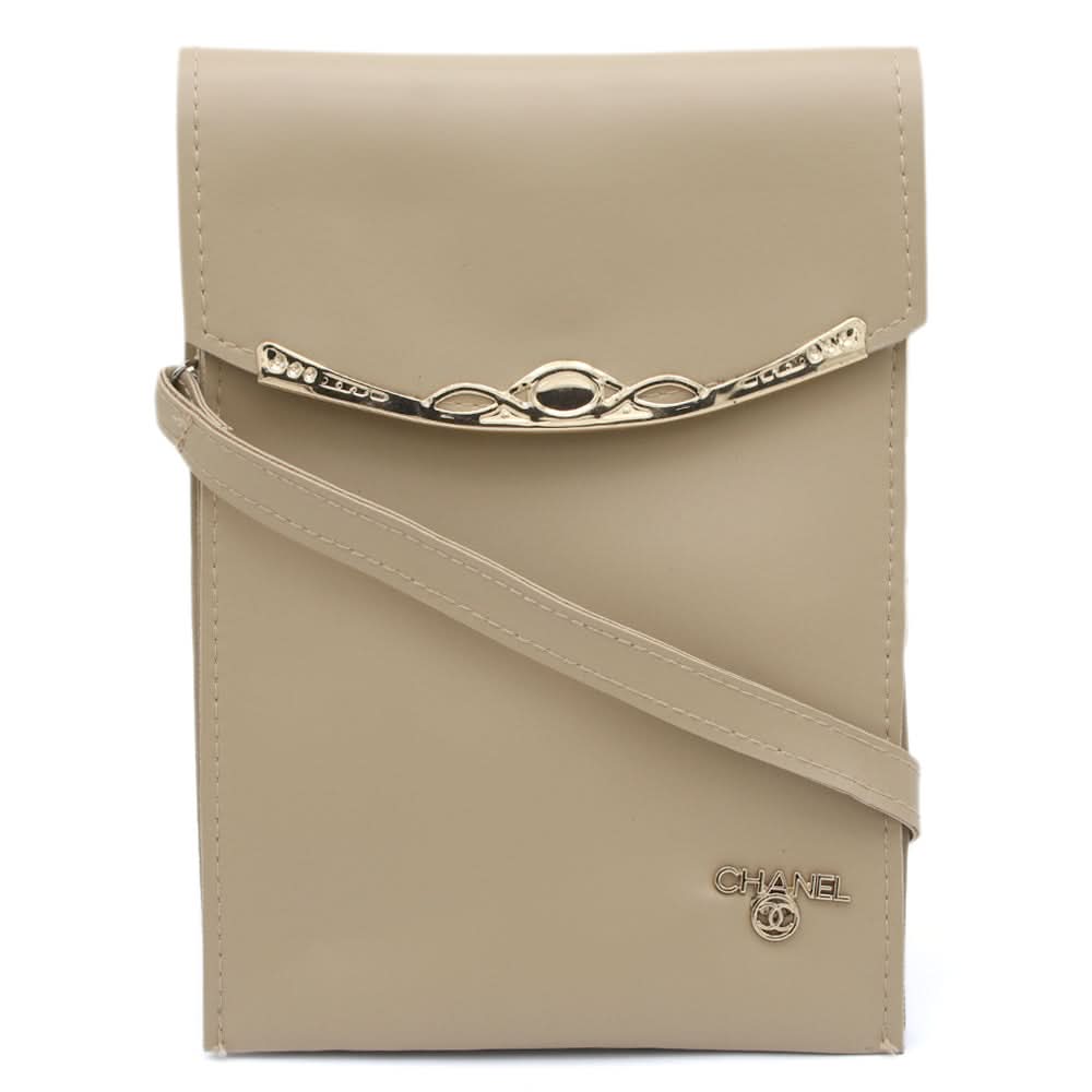 Women's Mobile Shoulder Bag - Beige, Women, Bags, Chase Value, Chase Value