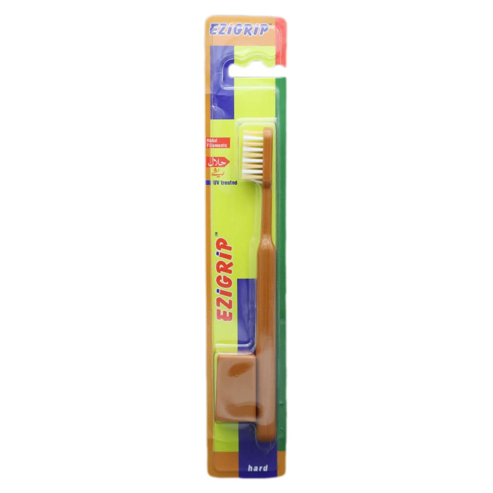 Ezigrip Tooth Brush - Brown, Beauty & Personal Care, Oral Care, Chase Value, Chase Value