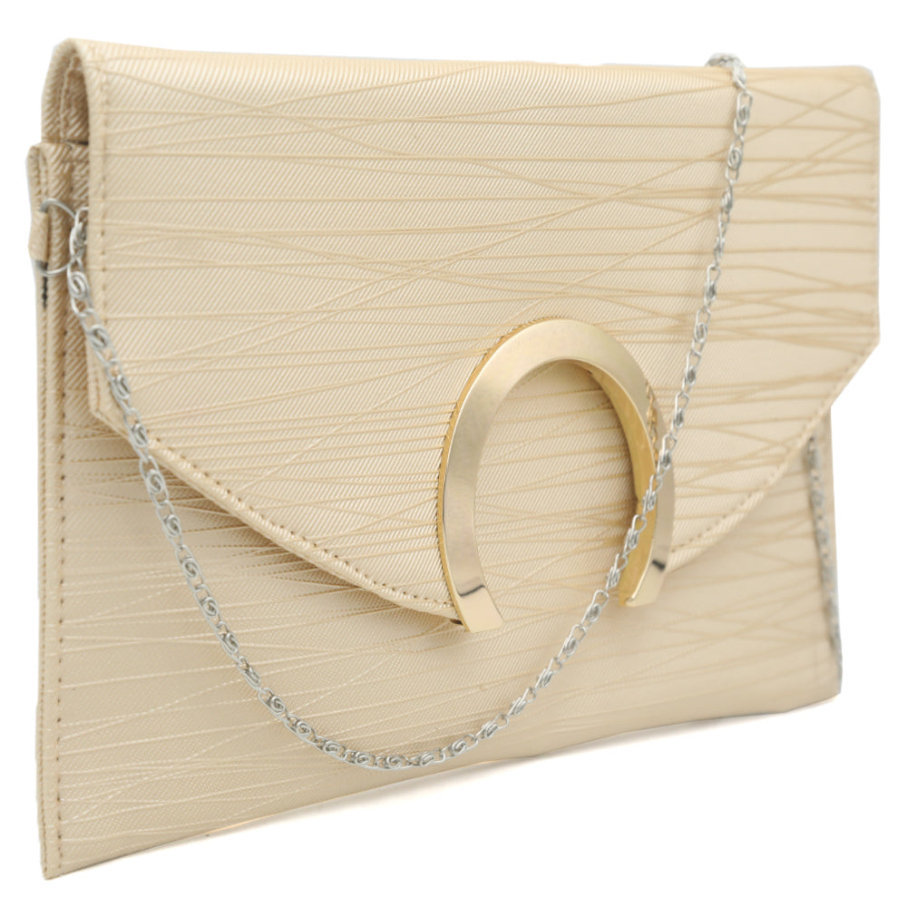 Women's Clutch Kam-244 - Beige, Women, Clutches, Chase Value, Chase Value