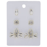 Women Fancy 3Pcs Tops Card - Silver - C, Women, Earrings & Tops, Chase Value, Chase Value