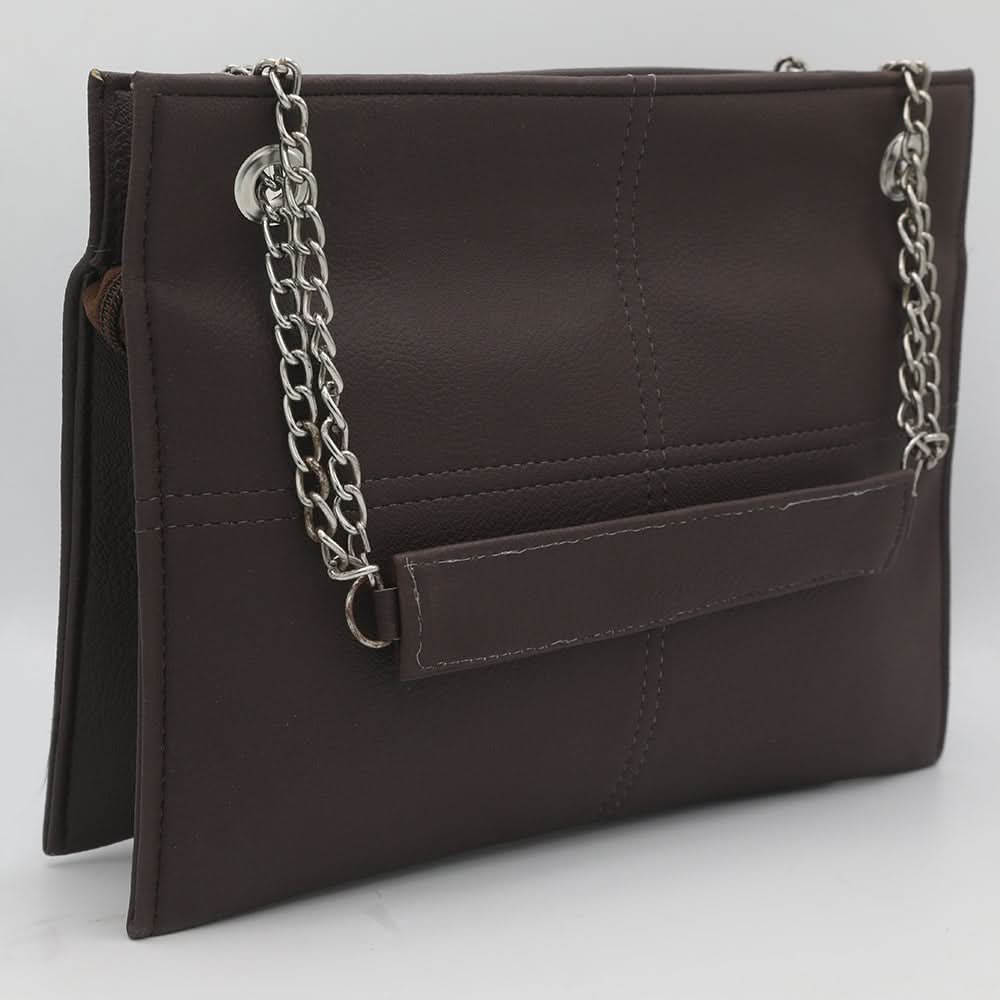 Women's Shoulder Bag Kam-317 - Dark Brown, Women, Bags, Chase Value, Chase Value