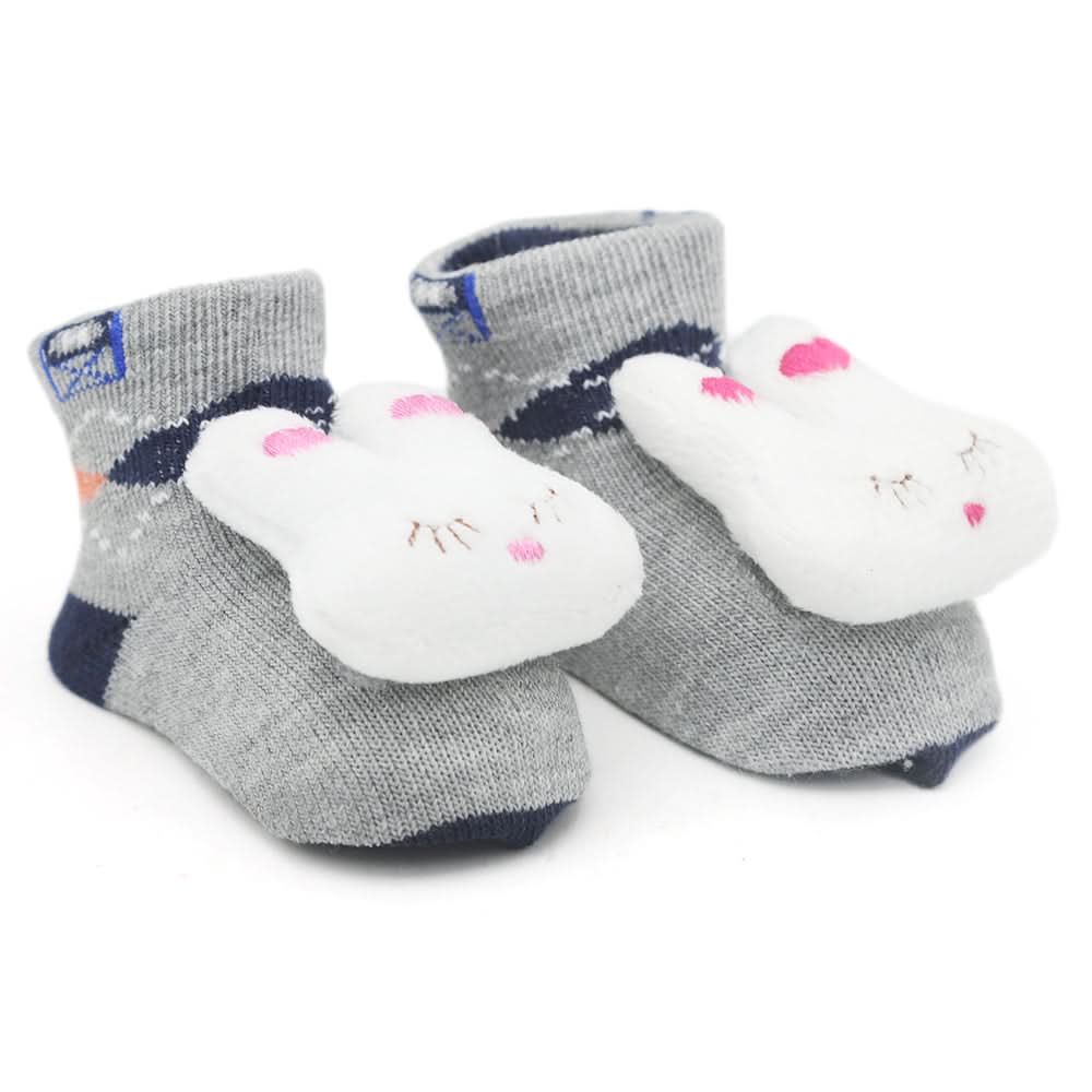 Baby Socks Booties - Grey, Kids, NB Shoes And Socks, Chase Value, Chase Value