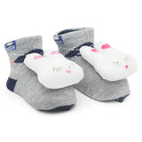 Baby Socks Booties - Grey, Kids, NB Shoes And Socks, Chase Value, Chase Value