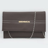 Women's Clutch Kam-2057 - Dark Brown, Women, Clutches, Chase Value, Chase Value