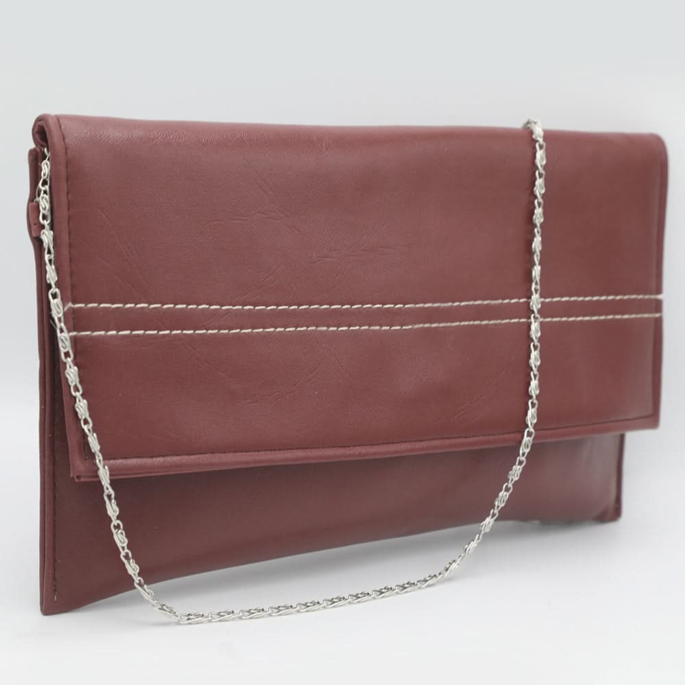 Women's Clutch Kam-2057 - Maroon, Women, Clutches, Chase Value, Chase Value