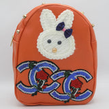 Girls Backpack 7572D - Orange, Kids, School And Laptop Bags, Chase Value, Chase Value