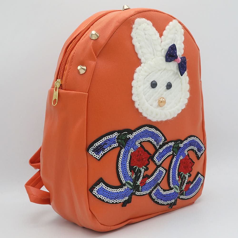 Girls Backpack 7572D - Orange, Kids, School And Laptop Bags, Chase Value, Chase Value