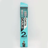 Data Cable 100 Cm 2 In 1 0-99 - Silver, Home & Lifestyle, Usb Cables, Chase Value, Chase Value