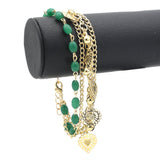Women's Chain Bracelet - Green, Women, Bangles & Bracelets, Chase Value, Chase Value