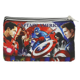 Pencil Pouch Three Zipper - Black, Kids, Pencil Boxes And Stationery Sets, Chase Value, Chase Value