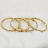 Women's Bangles - Golden, Jewellery, Chase Value, Chase Value