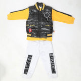 Boys 3 Piece Full Sleeves Suit - Yellow, Kids, Boys Sets And Suits, Chase Value, Chase Value