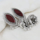 Women's Fancy Earrings - Maroon, Women, Earrings & Tops, Chase Value, Chase Value