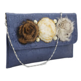 Women's Clutch K-2097 - Navy Blue, Women, Clutches, Chase Value, Chase Value
