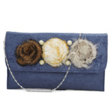 Women's Clutch K-2097 - Navy Blue, Women, Clutches, Chase Value, Chase Value