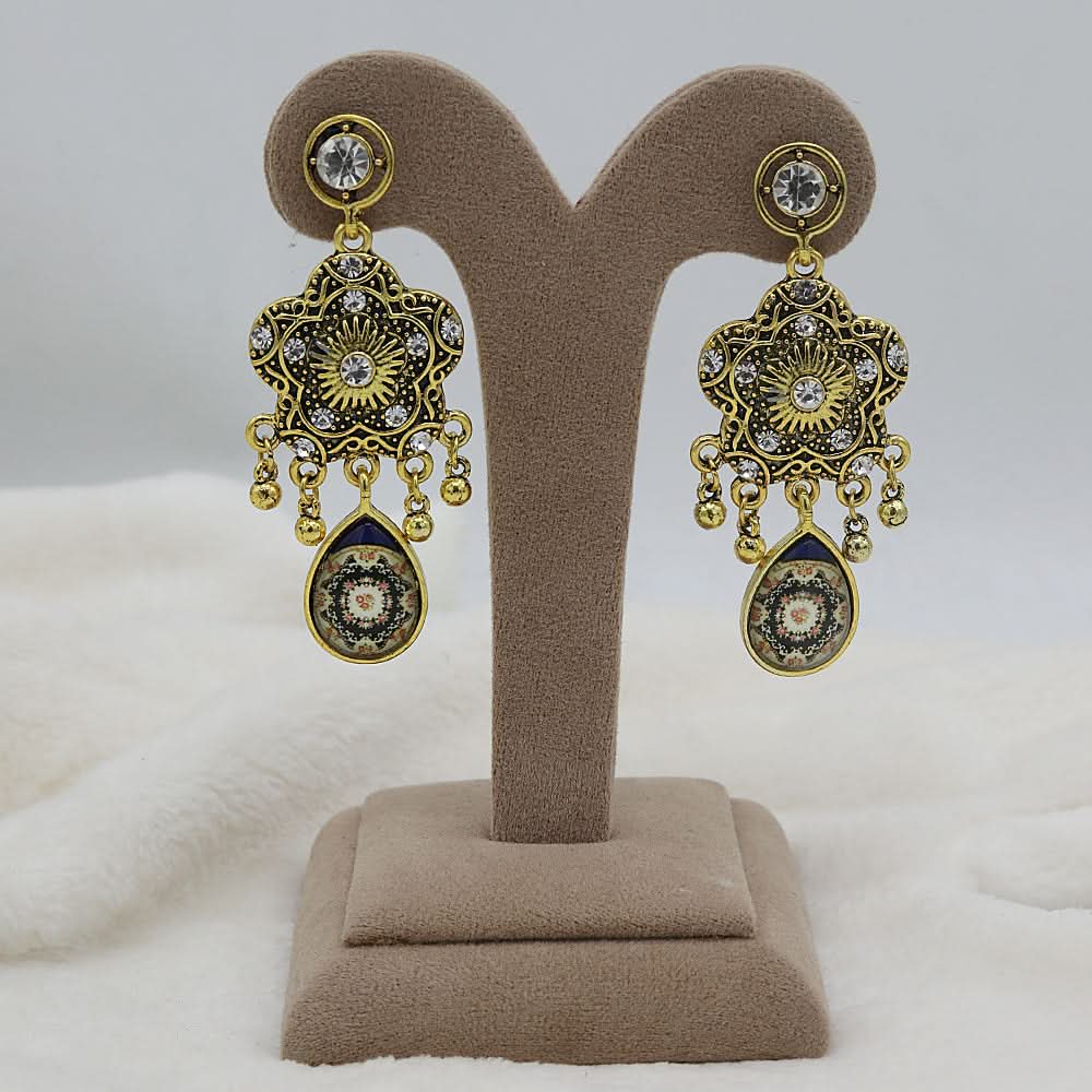 Women's Fancy Earrings - Golden, Women, Earrings & Tops, Chase Value, Chase Value