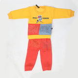 Boys Fleece Full Sleeves Suit - Yellow, Kids, Boys Sets And Suits, Chase Value, Chase Value