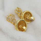 Women's American Diamond Ear Jhumki - Golden, Women, Earrings & Tops, Chase Value, Chase Value