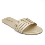 Women's Slippers S-05 - Golden, Women, Slippers, Chase Value, Chase Value