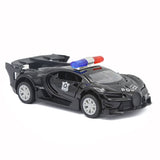 Pull back Metal Car With Open Door - Black, Kids, Non-Remote Control, Chase Value, Chase Value