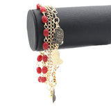 Women's Chain Bracelet - Red, Women, Bangles & Bracelets, Chase Value, Chase Value