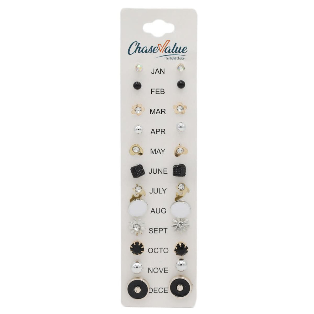 Tops Card New Logo (AY117) - Multi, Women, Earrings & Tops, Chase Value, Chase Value