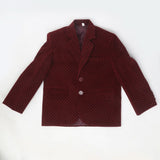 Boys Blazer Coat - Maroon, Kids, Boys Coat Pant, Chase Value, Chase Value