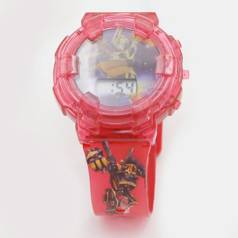 Kids Digital Light Watch - Red, Kids, Boys Watches, Chase Value, Chase Value