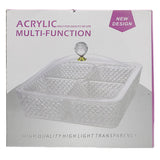 Acrylic Round Dish 4134 (KA-40/MB-301) - White, Home & Lifestyle, Serving And Dining, Chase Value, Chase Value