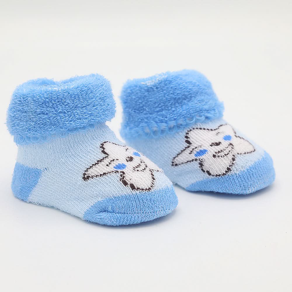 Newborn Booties (RA601) - Blue, Kids, NB Shoes And Socks, Chase Value, Chase Value