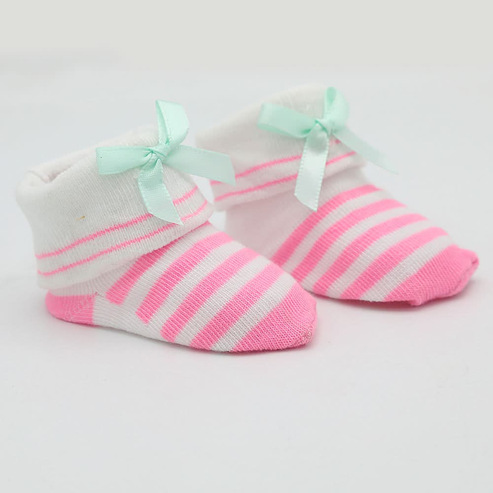 Newborn Booties (RA601) - Pink, Kids, NB Shoes And Socks, Chase Value, Chase Value