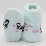 Newborn Booties (RA601) - Cyan, Kids, NB Shoes And Socks, Chase Value, Chase Value