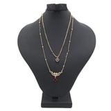 Women's Double Chain Locket - Maroon, Women, Chains & Lockets, Chase Value, Chase Value