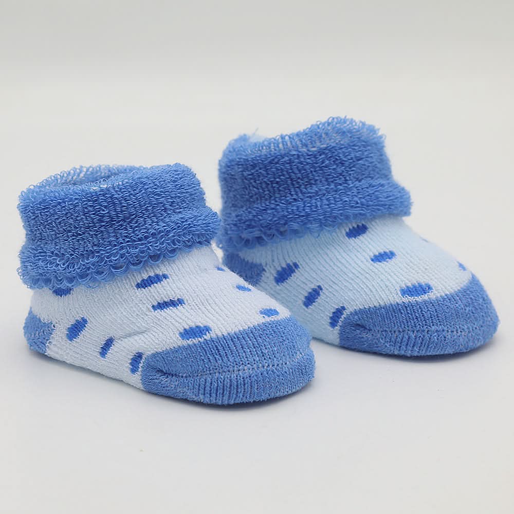 Newborn Booties (RA601) - Blue, Kids, NB Shoes And Socks, Chase Value, Chase Value