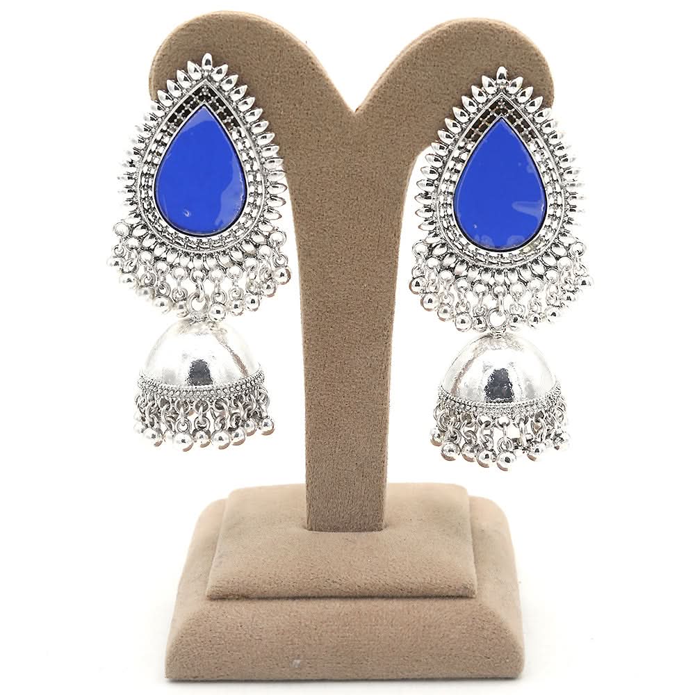 Women's Fancy Earrings - Royal Blue, Women, Earrings & Tops, Chase Value, Chase Value