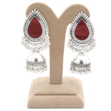 Women's Fancy Earrings - Maroon, Women, Earrings & Tops, Chase Value, Chase Value