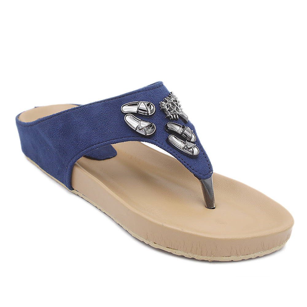 Girls Slippers G-551 - Blue, Kids, Girls Slippers, Chase Value, Chase Value