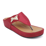 Women's Slipper Z-7 - Maroon, Women, Slippers, Chase Value, Chase Value
