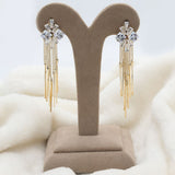 Women's Fancy Zarcon Earrings - Golden, Women, Earrings & Tops, Chase Value, Chase Value
