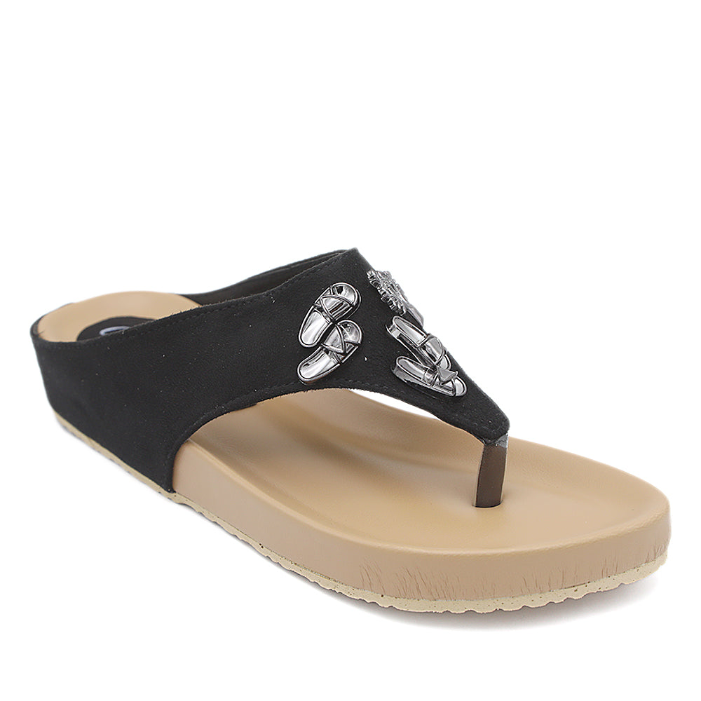 Girls Slippers G-551 - Black, Kids, Girls Slippers, Chase Value, Chase Value