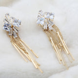 Women's Fancy Zarcon Earrings - Golden, Women, Earrings & Tops, Chase Value, Chase Value