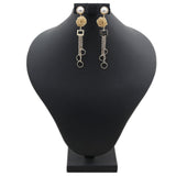 Women's Fancy Zarcon Earrings - Golden, Women, Earrings & Tops, Chase Value, Chase Value