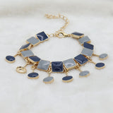 Women's Meena Bracelet - Navy Blue, Women, Bangles & Bracelets, Chase Value, Chase Value