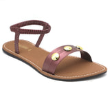 Women's Sandal - Maroon, Women, Sandals, Chase Value, Chase Value